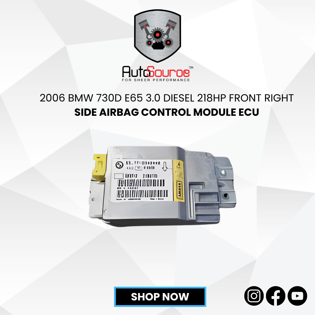 2006 BMW 730D E65 3.0 DIESEL 218HP FRONT RIGHT SIDE AIRBAG CONTROL MODULE ECU (1)