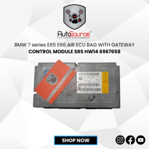 BMW 7 series E65 E66 AIR ECU BAG WITH GATEWAY CONTROL MODULE SRS HW14 6967658