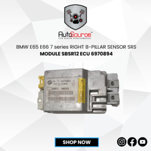 BMW E65 E66 7 series RIGHT B-PILLAR SENSOR SRS MODULE SBSR12 ECU 6970894